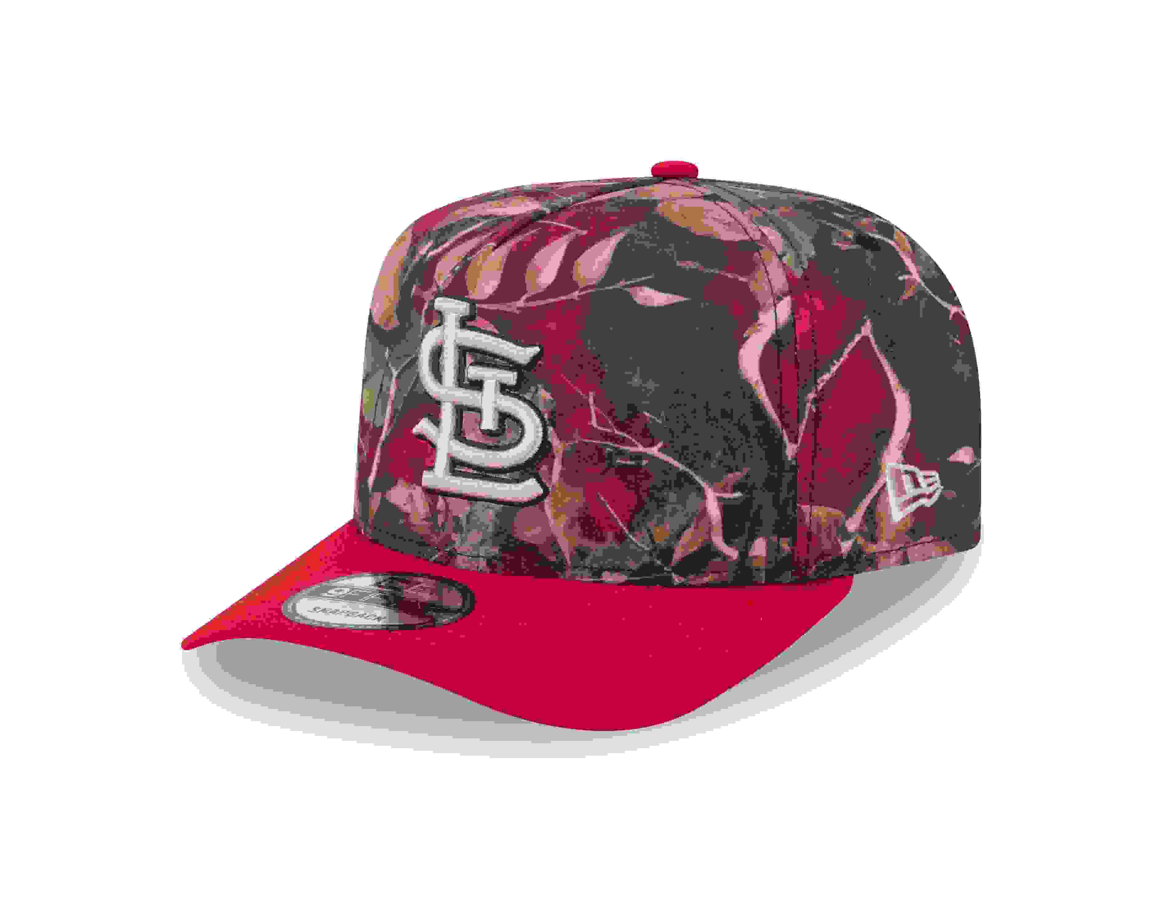 New Era St. Louis Cardinals 9FIFTY A-Frame Leaves Camo/Red Snapback Hat